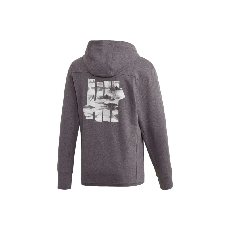 Undefeated X Adidas Sweatshirts Men Dark Heather Gray-1