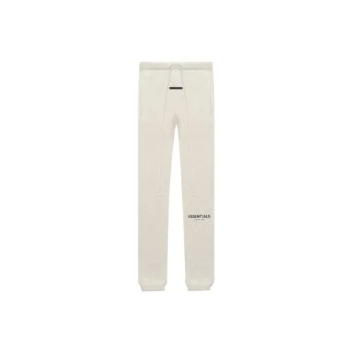 Fear Of God Essentials FW21 Knitted Sweatpants Unisex Light Oatmeal