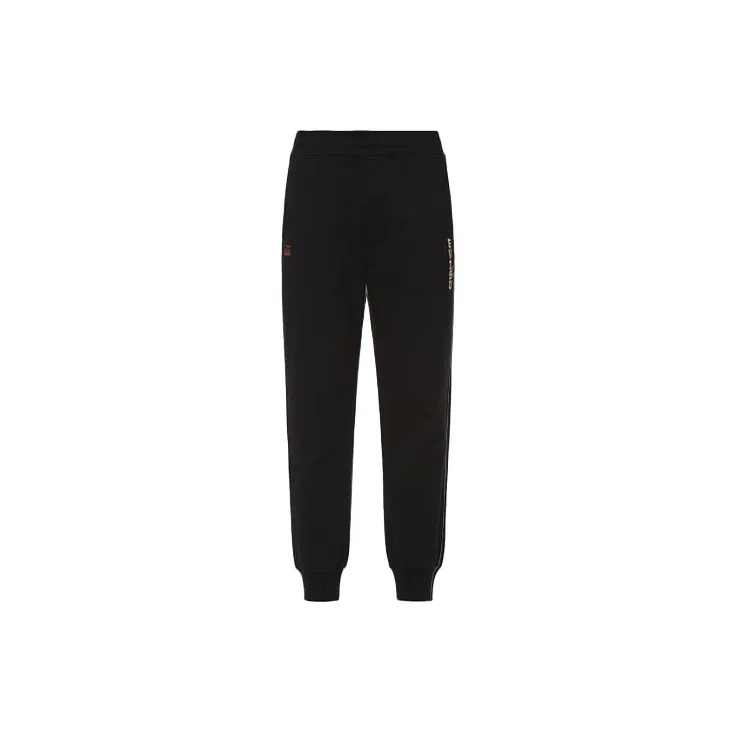 EVISU Knitted Sweatpants Men Black-1