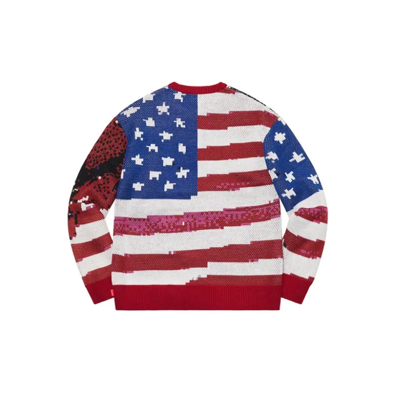 Supreme Digital Flag Sweater-1