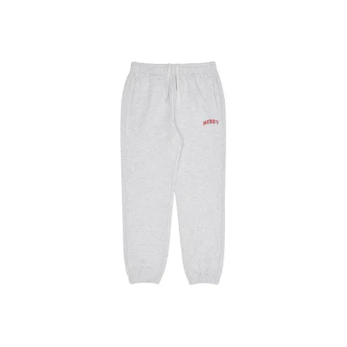 Nerdy Knitted Sweatpants Unisex Gray