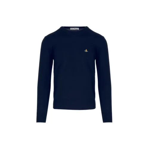 Vivienne Westwood Sweaters Men Navy Blue