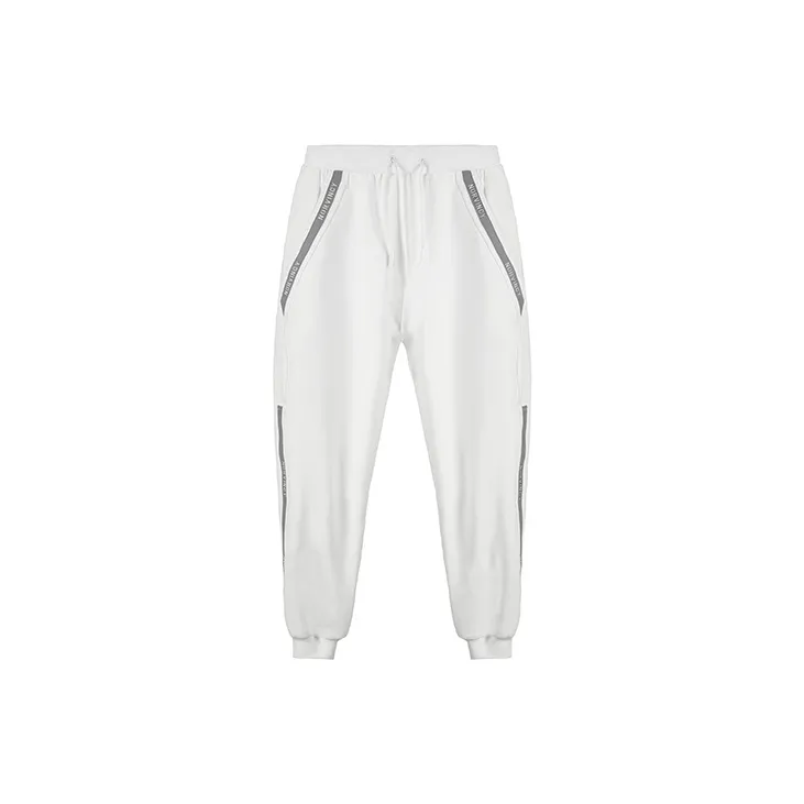 NORVINCY Elastic Cuff Stretch Knitted Sweatpants Unisex-1