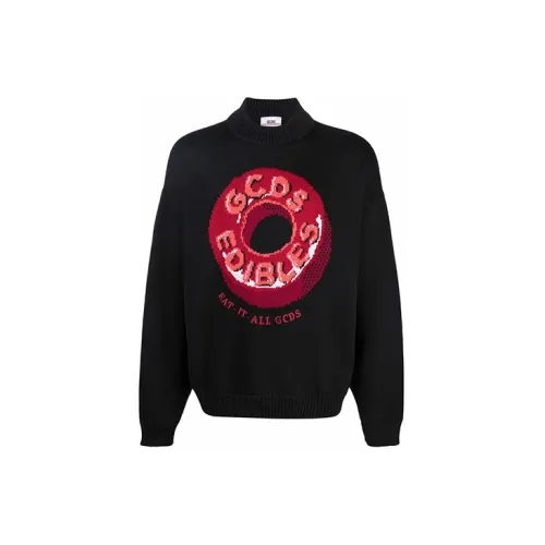 GCDS Sweater Men Black