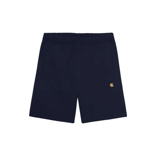 Carhartt WIP FW24 Casual Shorts Men Dark Blue