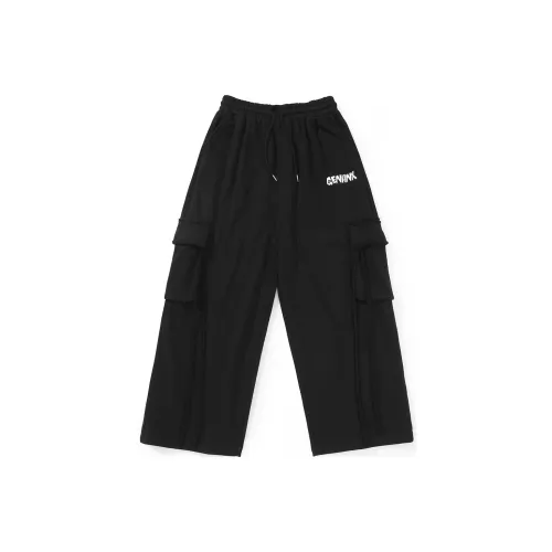 GENANX Casual Pants Unisex Black