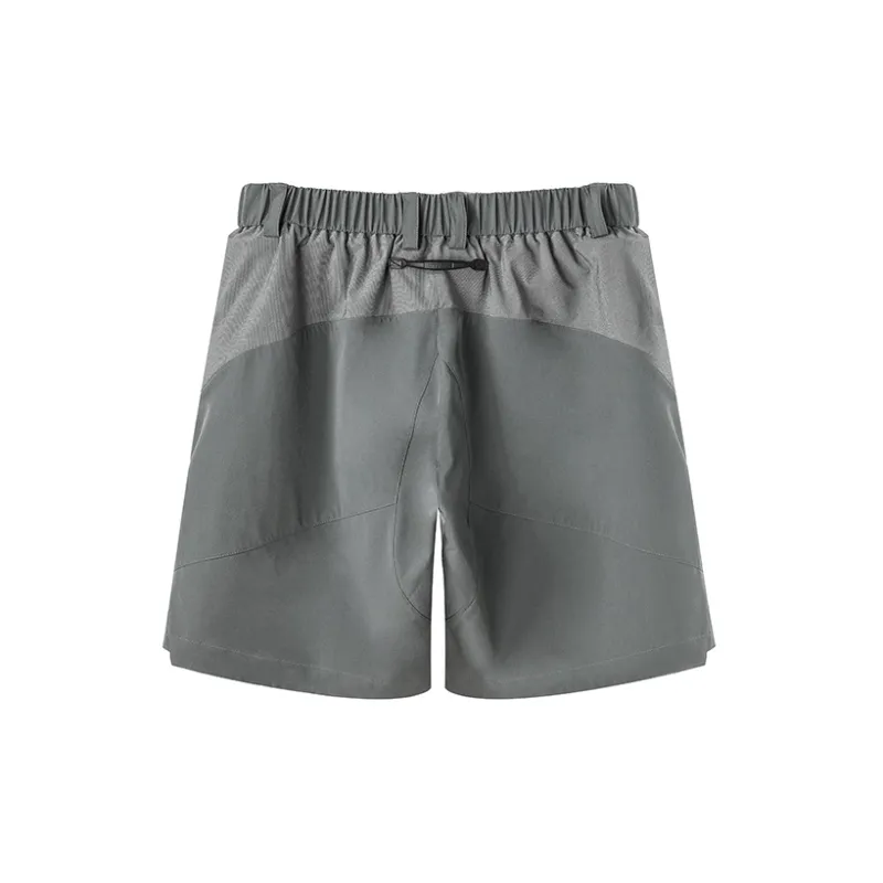 NORVINCY Straight Fit Loose Fit Solid Color Fitness Sports Shorts Unisex-6