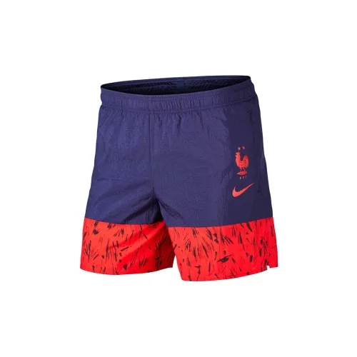 Nike Casual Shorts Men Blue-Red Multicolor