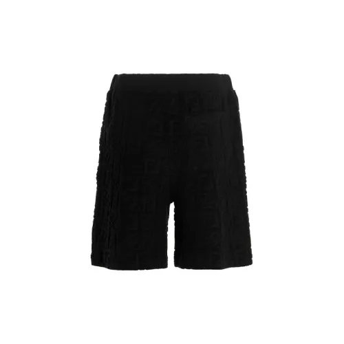 FENDI Casual Shorts Men Black