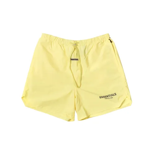 Fear Of God Casual Shorts Unisex Yellow