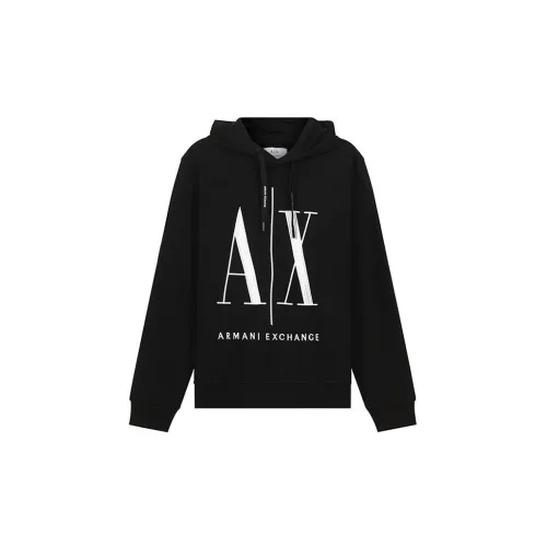 ARMANI EXCHANGE Embroidered-logo Hoodie