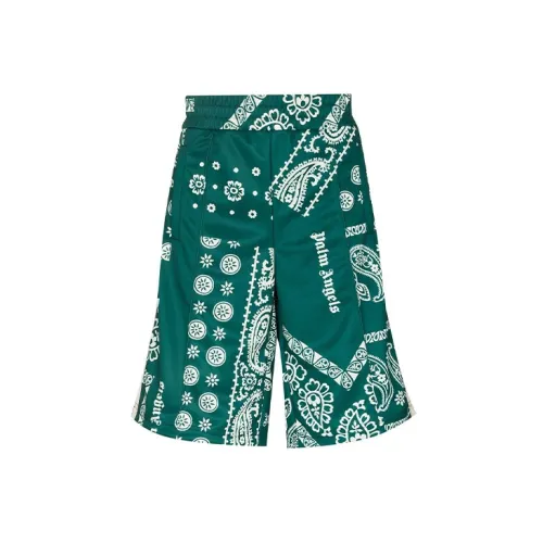 PALM ANGELS Sports Shorts Men Green