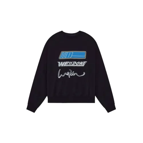 WE11DONE Sweatshirts Unisex Black