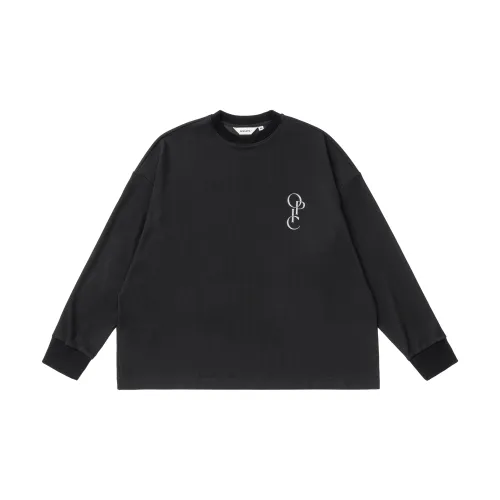 OPICLOTH Sweatshirts Unisex Black