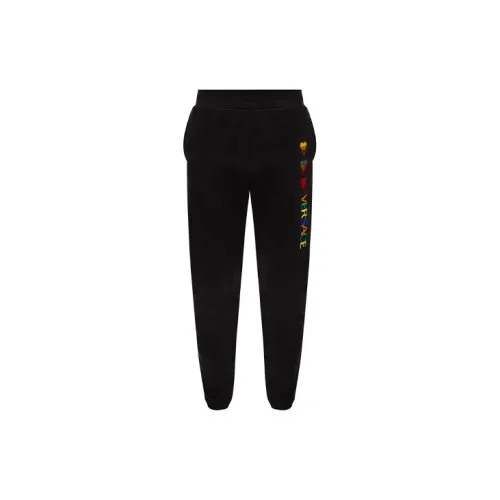 VERSACE Knitted Sweatpants Men Black