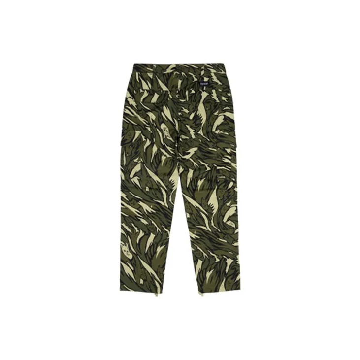 RIPNDIP Straight Casual Pants Unisex Green Camouflage-1