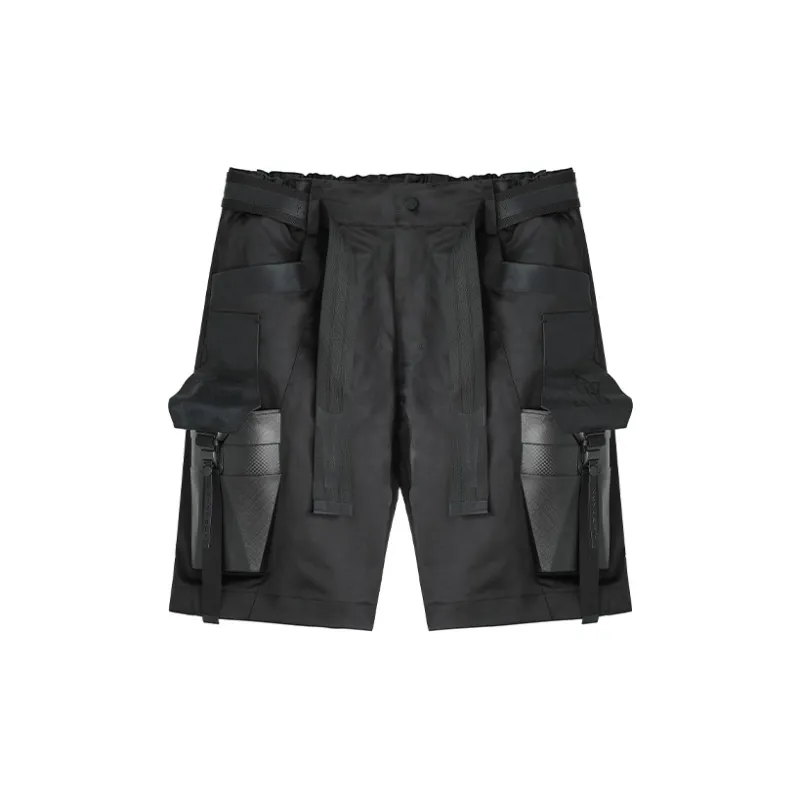 NORVINCY Urban Techwear Straight Fit Loose Fit Hip Hop Casual Shorts Men's-1