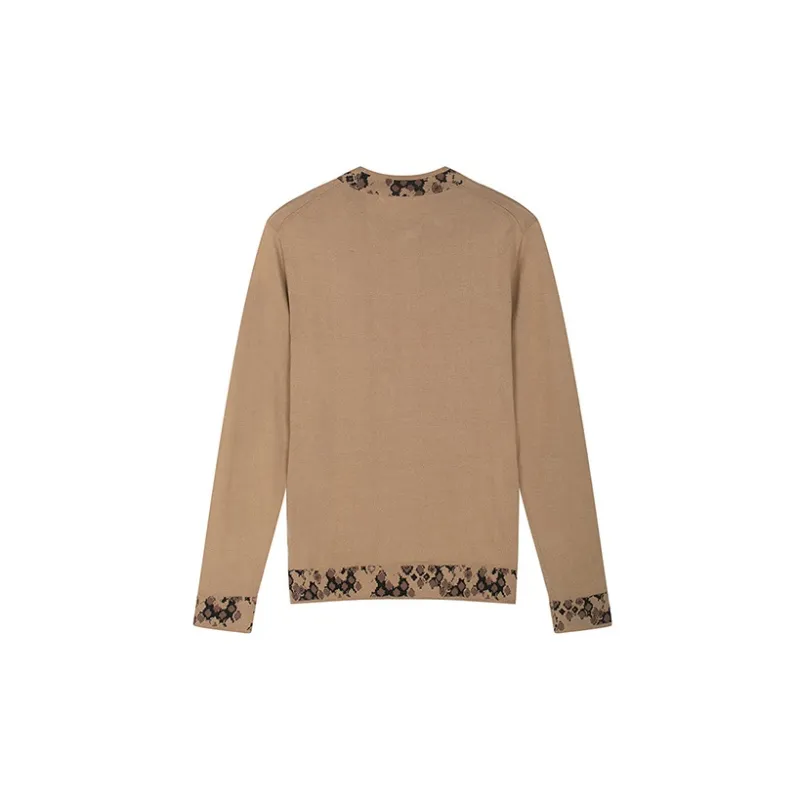 DAVID NAMAN Sweaters Men Khaki-1