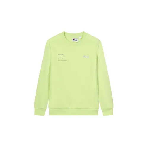 FILA Sweatshirts Men Fluorescent Lime Green