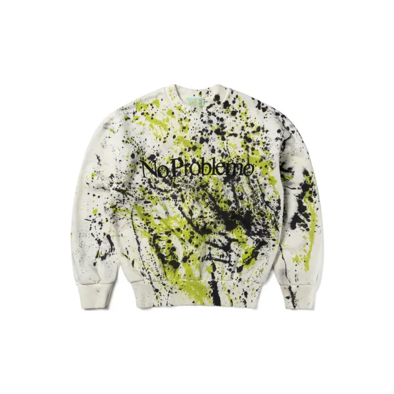 Aries No Problemo Paint print Sweatshirt-1