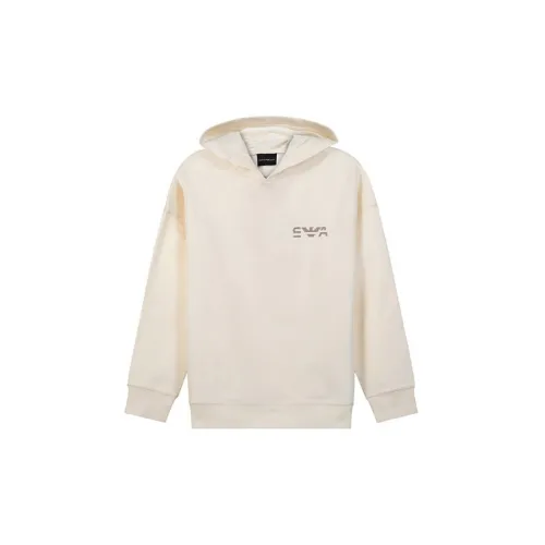 EMPORIO ARMANI Sweatshirts Men Vanilla White