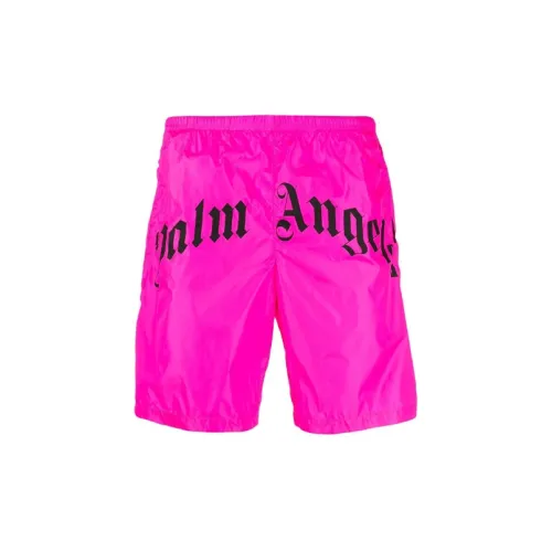 PALM ANGELS Logo Print Swimming Shorts 