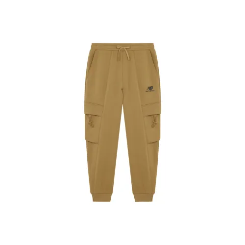 New Balance Knitted Sweatpants Men Ginger Yellow