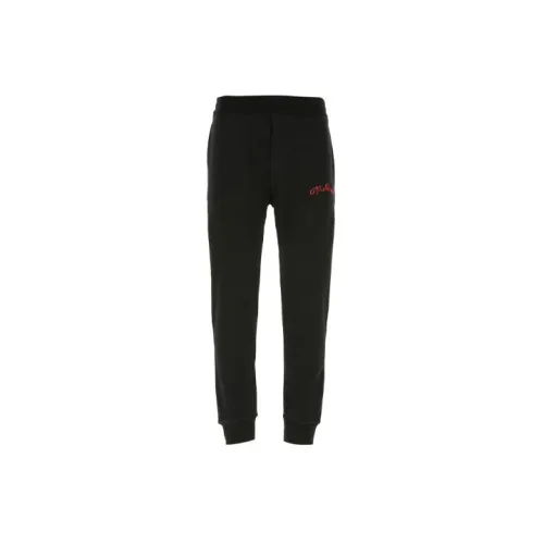 Alexander McQueen Knitted Sweatpants Men Black