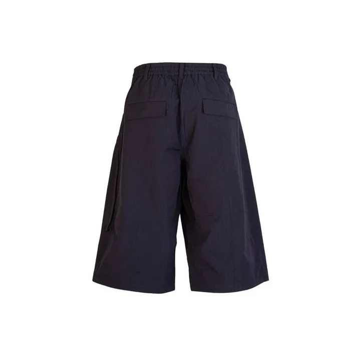 Y 3 Casual Shorts Men Navy Blue-1