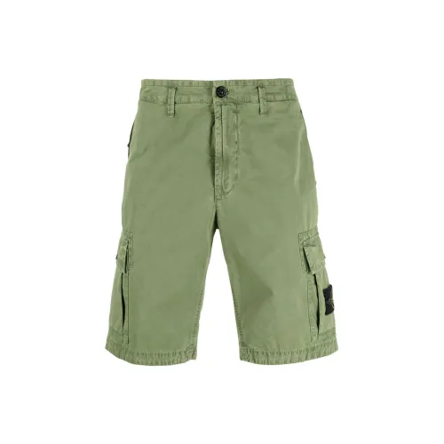 STONE ISLAND Cargo Shorts Men Green