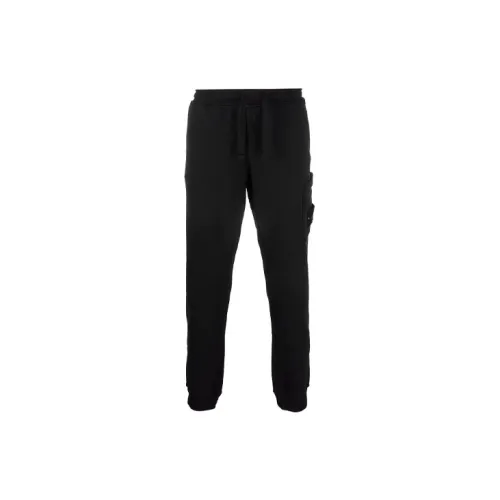 STONE ISLAND Knitted Sweatpants Men Black