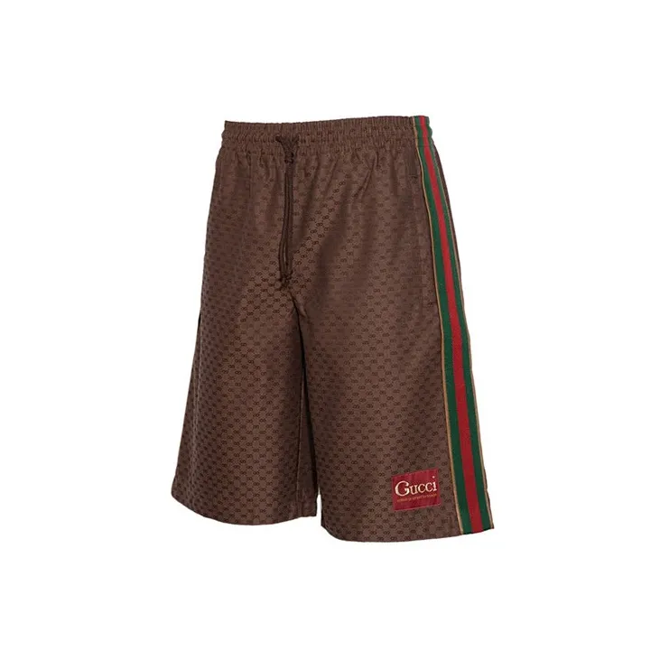 GUCCI Casual Shorts Men Brown-2