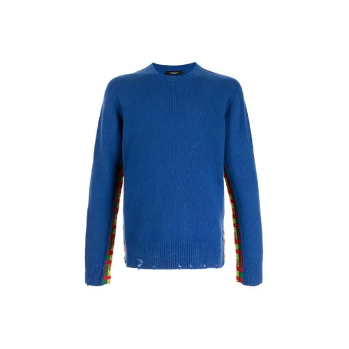 VERSACE Cashmere Sweaters Men Blue