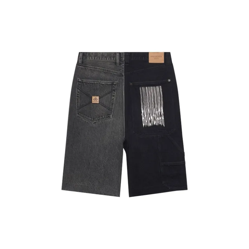 Balenciaga FW21 Denim Shorts Men's Black-1
