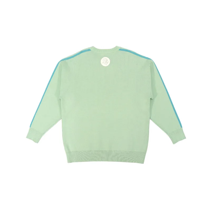 NERDY x Doraemona Nerdy X Doraemon Co-Branding Sweater Unisex Green-1