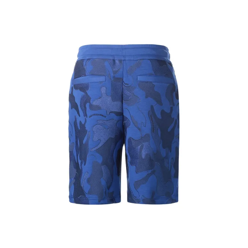 EMPORIO ARMANI Casual Shorts Men Royal Blue-1