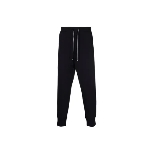 EMPORIO ARMANI Knitted Sweatpants Men Dark Blue