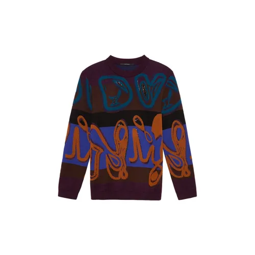 DAVID NAMAN Sweaters Men Purple