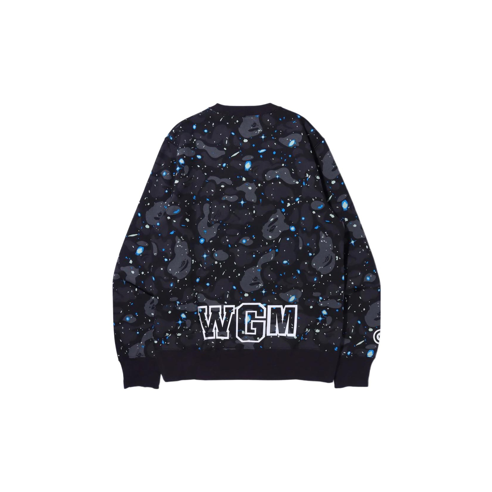A BATHING APE Space Camo Shark Crewneck Black L - POIZON A BATHING APE Space Camo Shark Crewneck Black L - POIZON