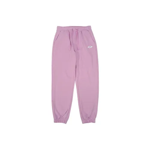 Nerdy Knitted Sweatpants Unisex Light Purple