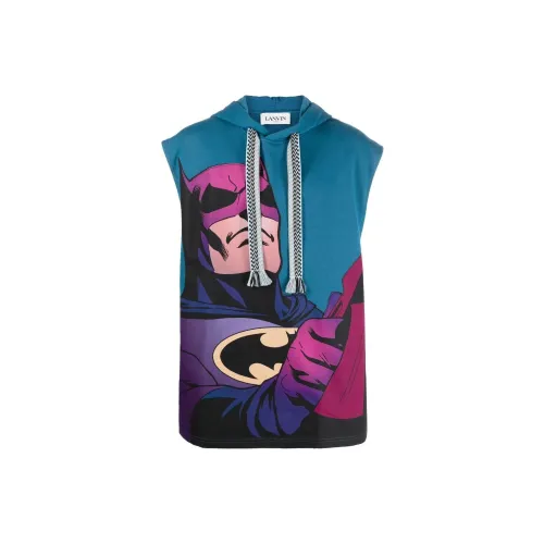 Lanvin Batman Sweatshirts Men Blue