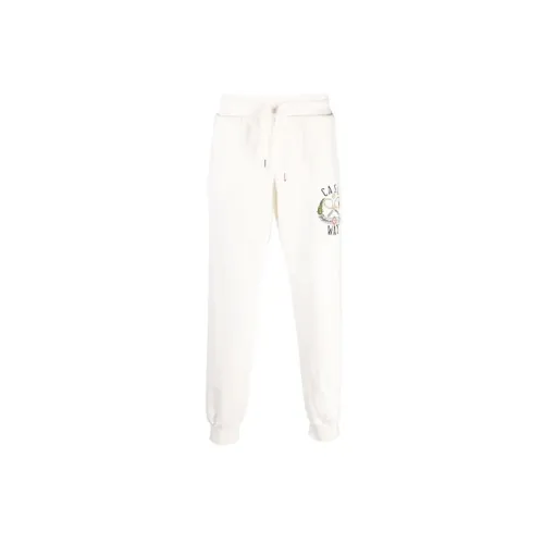 CASABLANCA Knitted Sweatpants Men White