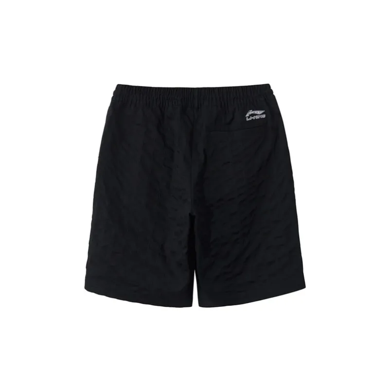 LiNing Sports Basketball Collection Casual Shorts Men Black-1