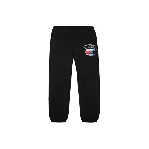 Champion X Supreme Co-branded Collection Knitted Sweatpants Unisex