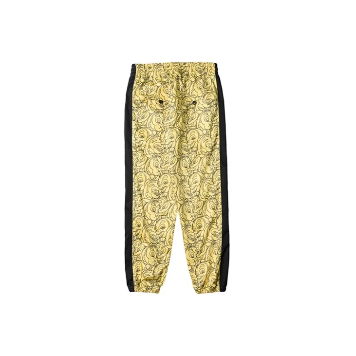 WOOKONG Casual Pants Men's Yellow-1