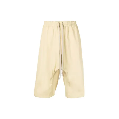 RICK OWENS Casual Shorts Men Yellow