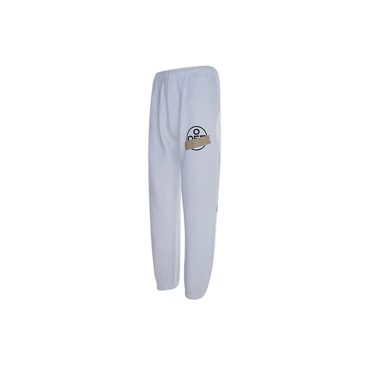 OFF-WHITE SS21 Knitted Sweatpants Men White-2