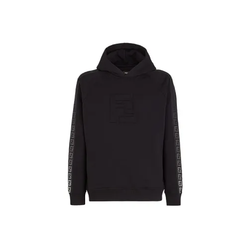 FENDI Sweatshirts Men Black