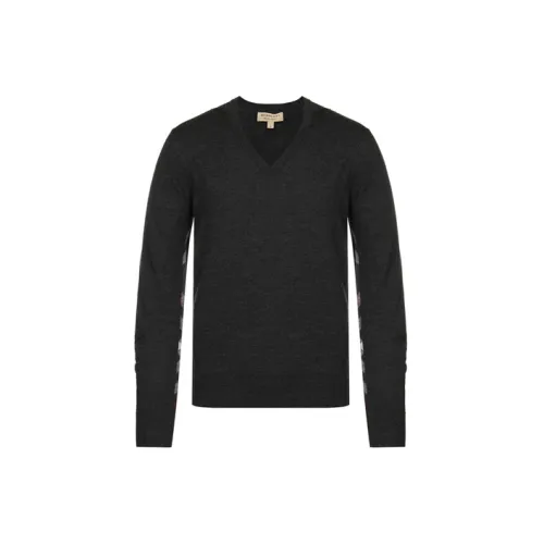 Burberry Sweaters Men Dark Gray