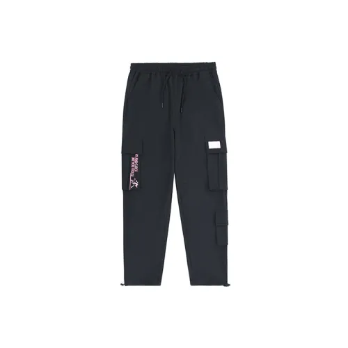 Pink Panther X Fun Cargo Pants Unisex Black